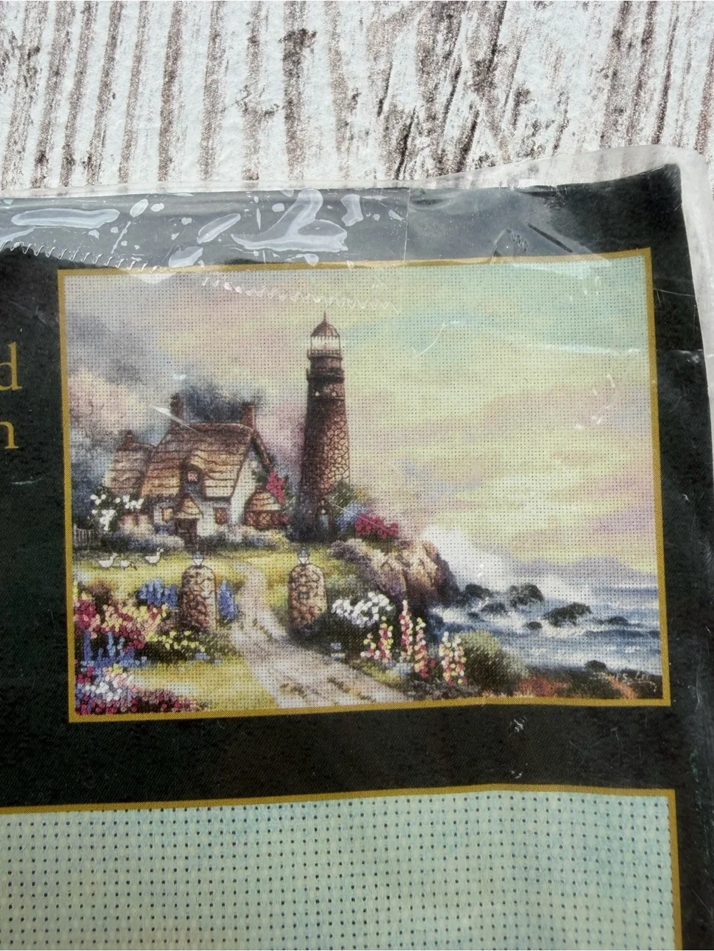 VTG Cross Stitch Kit “ Evening Light Picture” Cottagecore